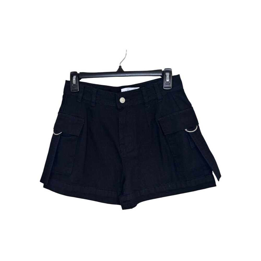 Angel Kiss Black Cargo Utility Shorts Size 3